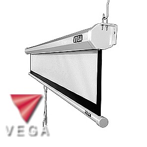 מסך הקרנה ידני למקרן 2.03 מטר מבית Vega